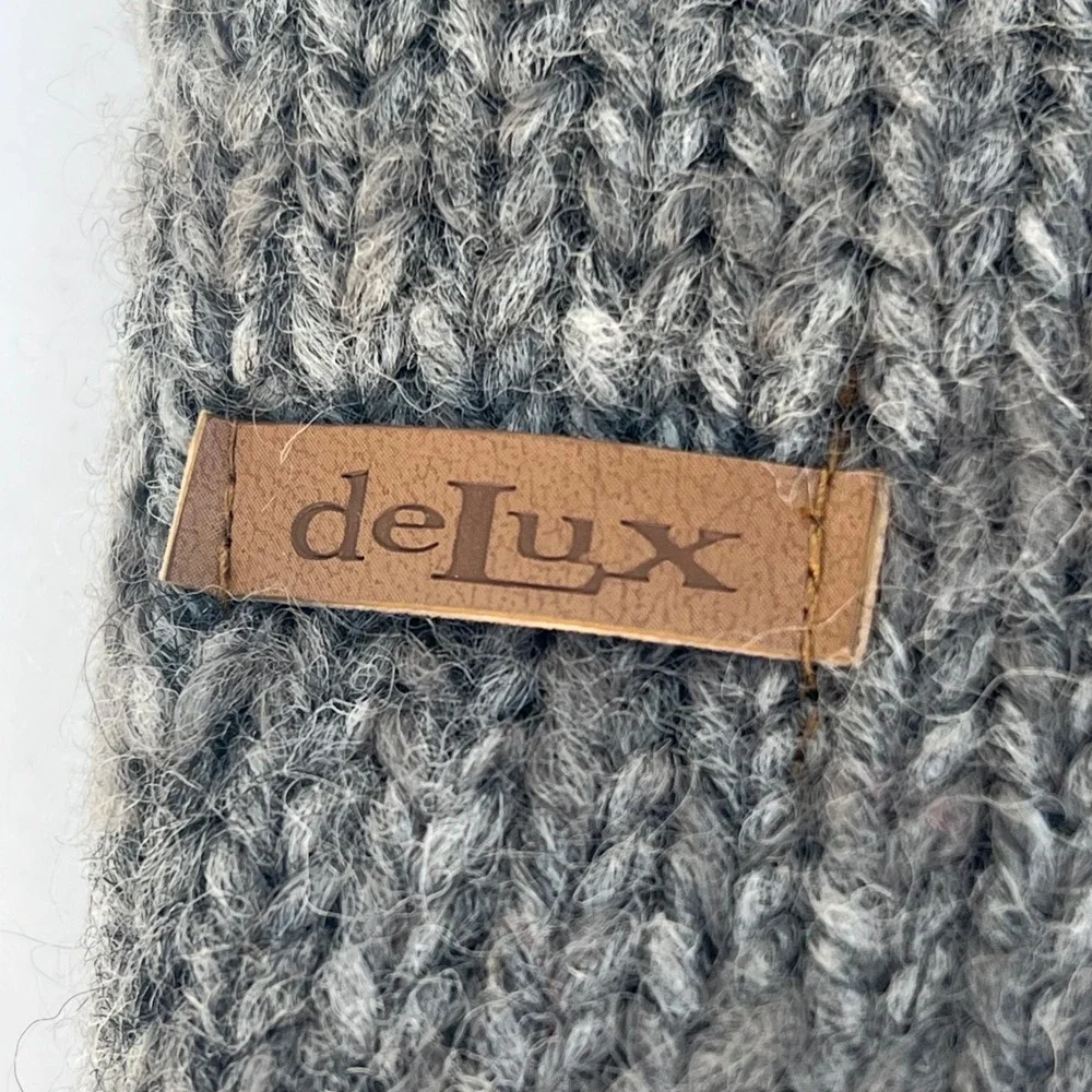 Delux Knit Donkey Hat Tassel Ear Flaps Winter Warm Beanie Nepal Wool Eeyore Mule